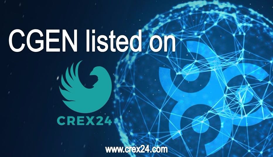 cgennetwork2's tweet photo. CGEN is now listed on CREX24!

https://t.co/3z9xgoSgeB https://t.co/r1gub2ncYS