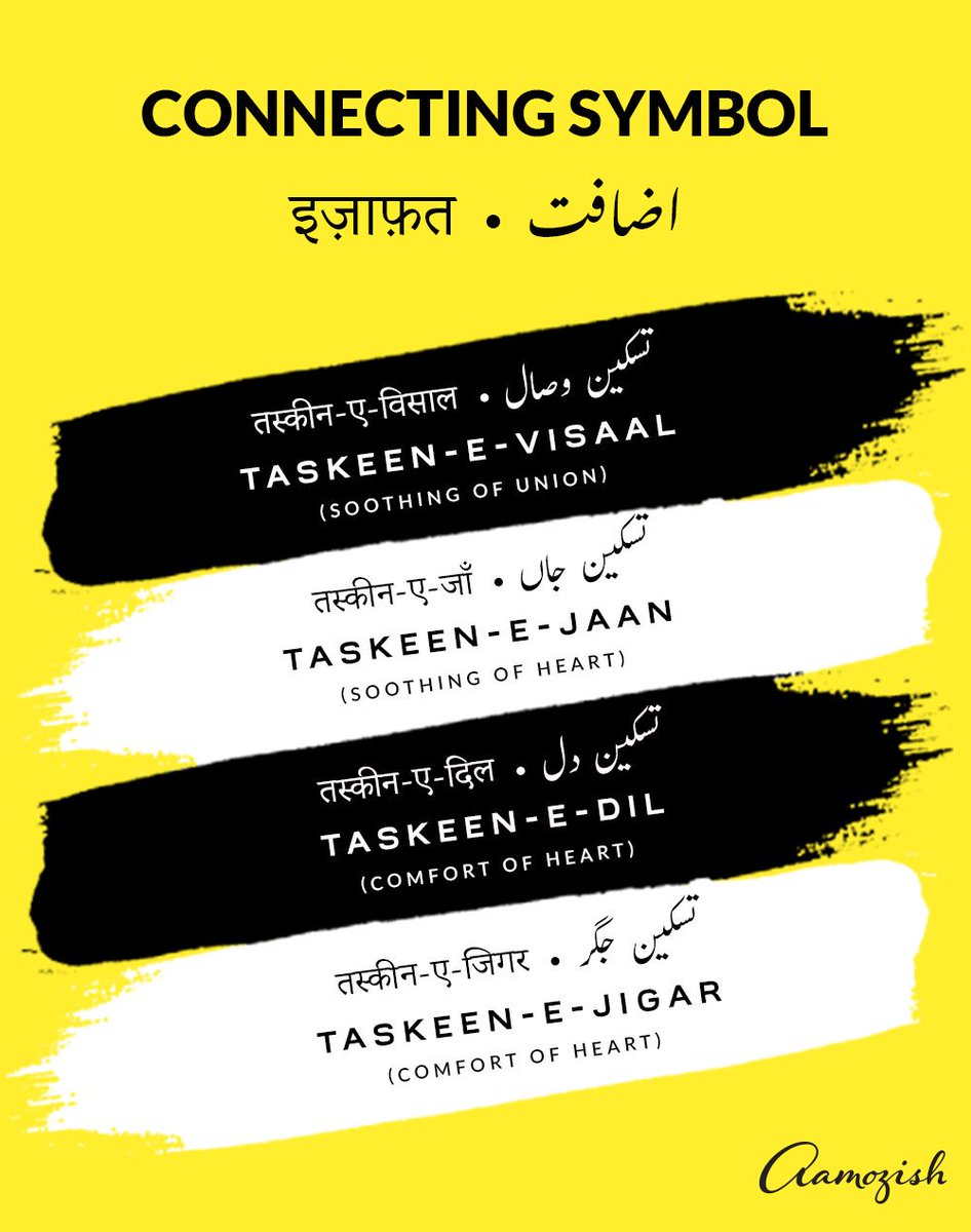 aamozish on twitter learn words formed with the rule of izaafat