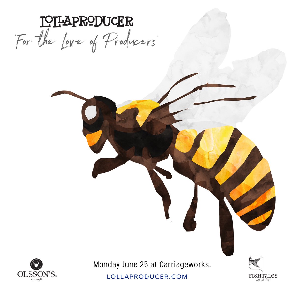 LOLLAPRODUCER is on Mon June 25 <a href="/Carriageworks/">Carriageworks</a>, presented by @olssonssalt &amp; @fishtalesau.
Get your FREE TICKETS by clicking 👉🏼@Lollaproducer &amp; following the link.
Enter promo code SM18 to activate free ticket offer.
🐄🐄
💥#LOLLAPRODUCER 2018💥
60 PRODUCERS • 1 ROOM • 1 DAY.