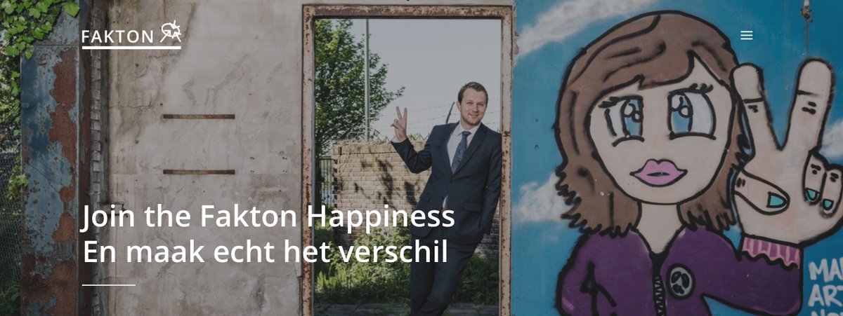 #jointhefaktonhappiness Onze nieuwe website werkenbijfakton.nl is live! Zoek jij een mooie uitdaging in de vastgoedmarkt waar je enorm veel voor terug krijgt? #slimmegrappigefrissegeesten #recruiting #teamworkmakesthedreamwork 
Klik hier: werkenbijfakton.nl