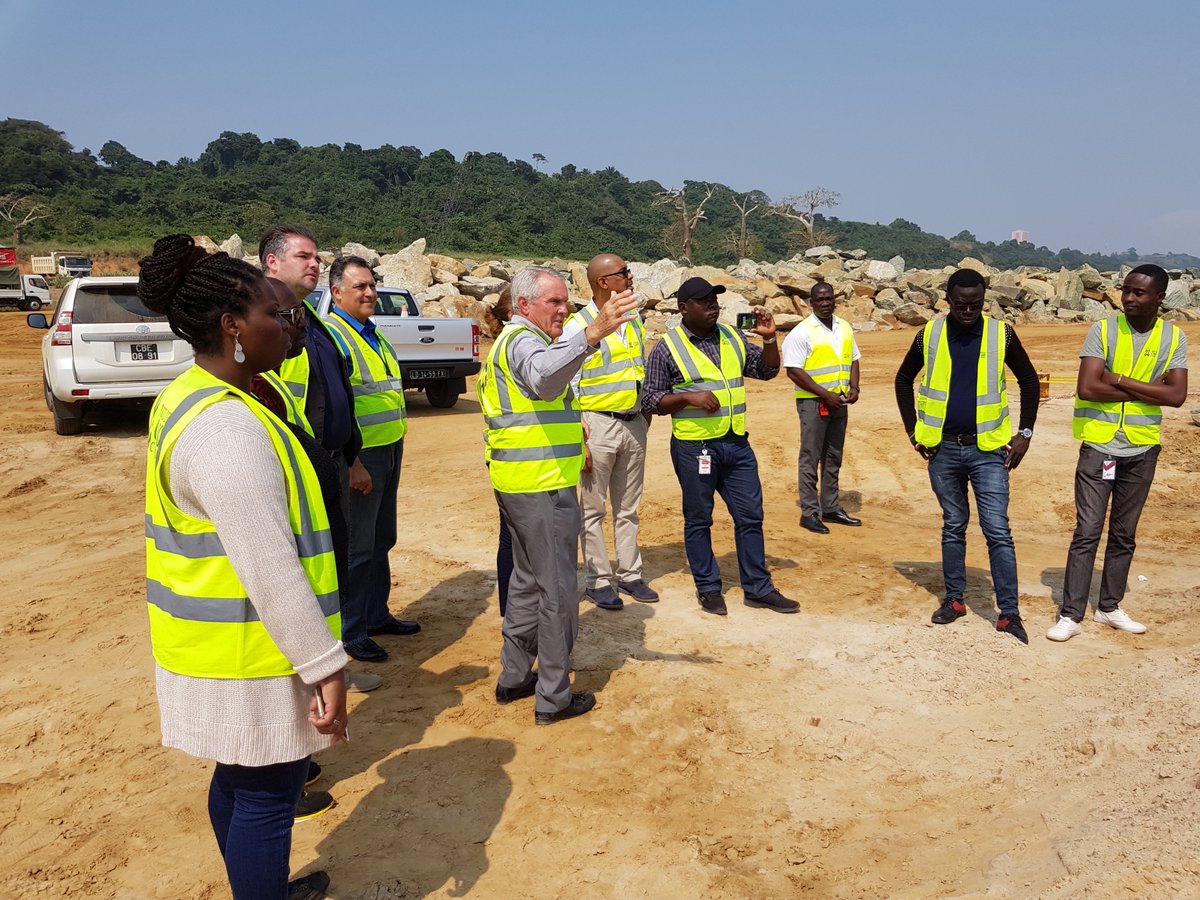 A equipa do Porto de Caio está satisfeita com o interesse demonstrado no projecto, que se continua a desenvolver. Recebemos recentemente uma visita da equipa directiva da Chevron e da Panalpina – duas empresas líderes em seus respectivos sectores. 🇦🇴 #Angola