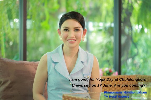 RamuAbbagani's tweet photo. What do they say about #Yoga? Miss Universe Thailand, Singer, Actress &amp; Sportstar. 
Please register for #YogaDay at https://t.co/vellfXVPBC @moayush @NetworkChill @MickySpringnews @JPrangthong @ISCTHAILAND @Annmitchai @RatchanokMay @faridawaller24 https://t.co/bA5m8qX3lN