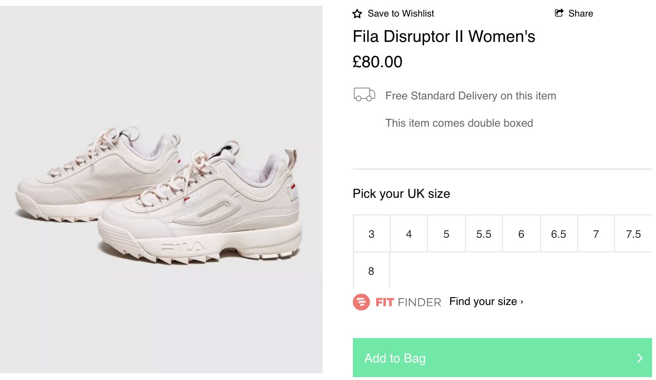 fila disruptor pink canada