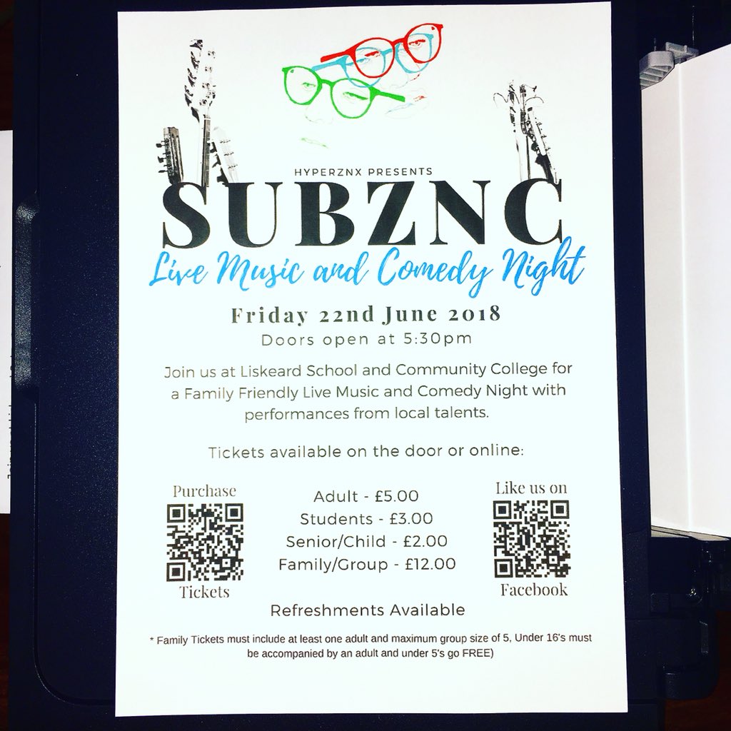 Hyperznx's tweet image. Shout out to any comedians in the area. On June 22nd we’re hosting and event #SUBZNC, wanna grab a chance to perform... One 10 Minute slot available. Share and tweet to anyone you think will be interested.