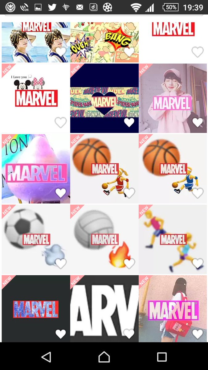 Marvel大好きメガネくん Twitterissa プリ画像ってアプリ何年ぶりかにインストールして Marvel って検索した結果 ほとんどロゴ Marvel関係ない背景 Marvelキャラの画像が少ない でもmarvelがオシャレとして広がっていくのはいいけどなんか複雑 白目