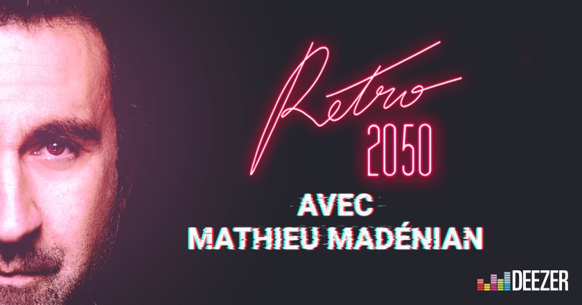 DeezerFR's tweet photo. 30 ans après leurs chroniques sur France 2, W9 et Télé Zouzous, @TheThomasVDB reçoit @mathieumadenian dans #Retro2050 pour parler de son 24è spectacle, son accent du sud et de tueurs en série ➡️ https://t.co/v4JlyT4A9h 🎙🚀 https://t.co/kIsZii5Wgi
