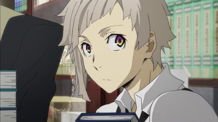 Late day 3: favourite male with grey hairAtsushi Nakajima (Bungou stray dogs)- this is as “grey” as I could get - must protec- he didn’t deserve all the shit he went through - please protec him too- he’s trying