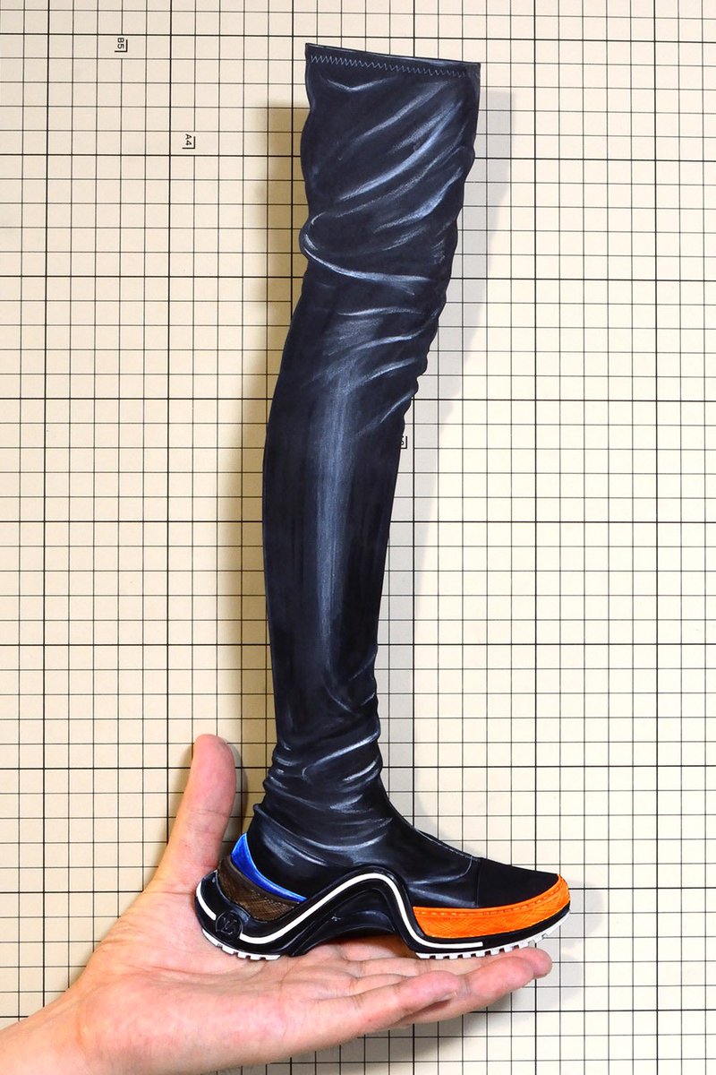 louis vuitton thigh high boots