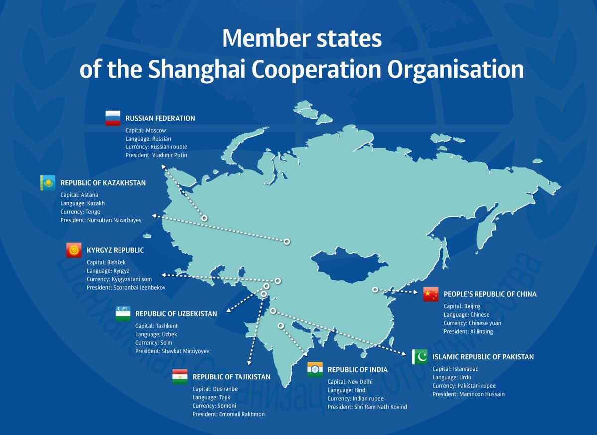 beatricenere's tweet photo. Another critical international forum is emerging, bringing together China, Russia, Iran, Pakistan and a few other. #foodforthought #geopoliticalbalance #SCOSummit2018 https://t.co/CifXWZ6iOB