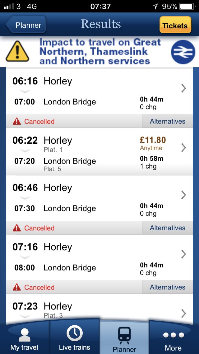 pennymosaics's tweet photo. Bring back @SouthernRailUK geez I thought we couldn’t get a worse service! Please explain @TLRailUK wtf happened to the Peterborough trains this morning. #train #cancelled #thameslinkfail #bringbacksouthern https://t.co/4N3wiJnyKK