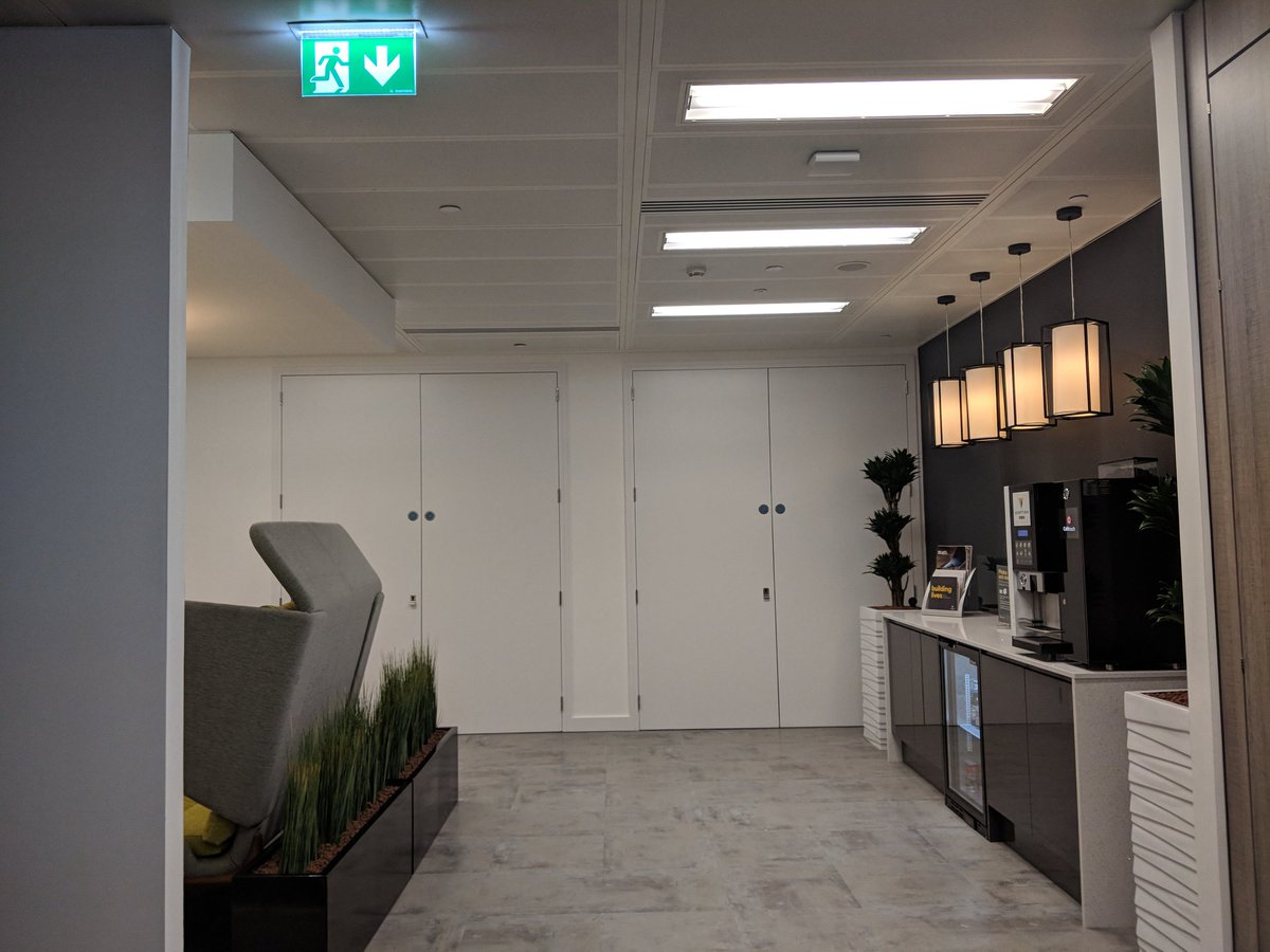 esu_o's tweet photo. A good feeling when your project comes together smoothly and the client is happy π... Fantastic space you've got there @WillmottDixon ... I love the #BIMCave by @FULmax Welcome to Birmingham CBD. #Workplace #Fitout #Refurb #Coworking #MEP @Cundall_Global @ColmoreBID https://t.co/89NVynP7cB