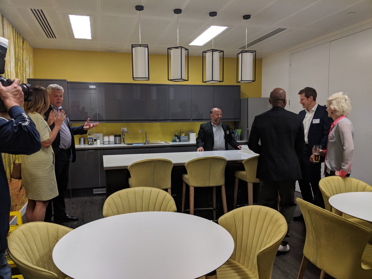esu_o's tweet photo. A good feeling when your project comes together smoothly and the client is happy π... Fantastic space you've got there @WillmottDixon ... I love the #BIMCave by @FULmax Welcome to Birmingham CBD. #Workplace #Fitout #Refurb #Coworking #MEP @Cundall_Global @ColmoreBID https://t.co/89NVynP7cB