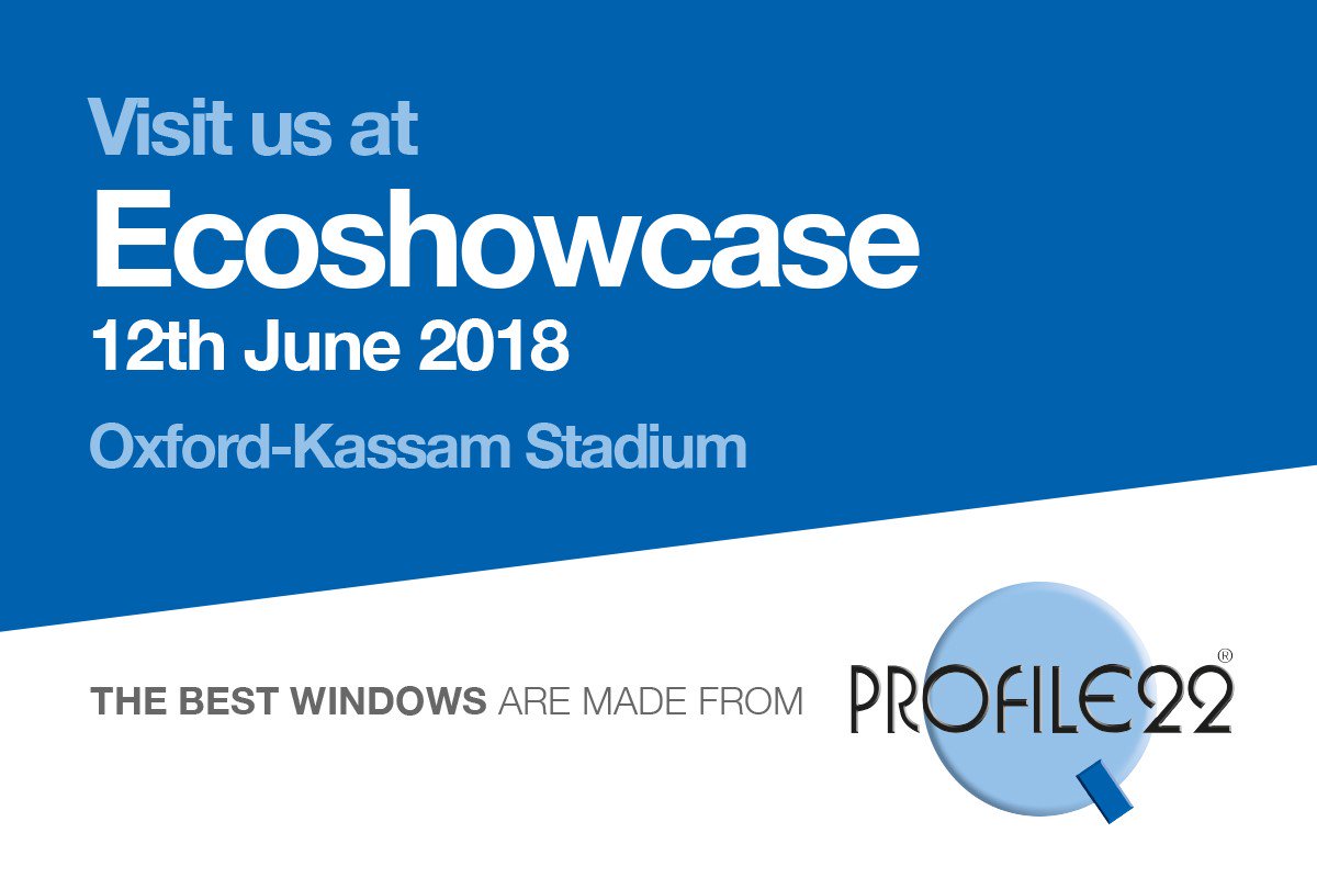 PROFILE_22's tweet photo. Visit our stand at @ecoSHOWCASE tomororw at @KassamStadiumCE  where we'll be exhibiting our #profile22 Flush Casement and Flush Tilt &amp; Turn Windows. Register at https://t.co/wcoAAS35Kh https://t.co/Z5Xv24KCLW