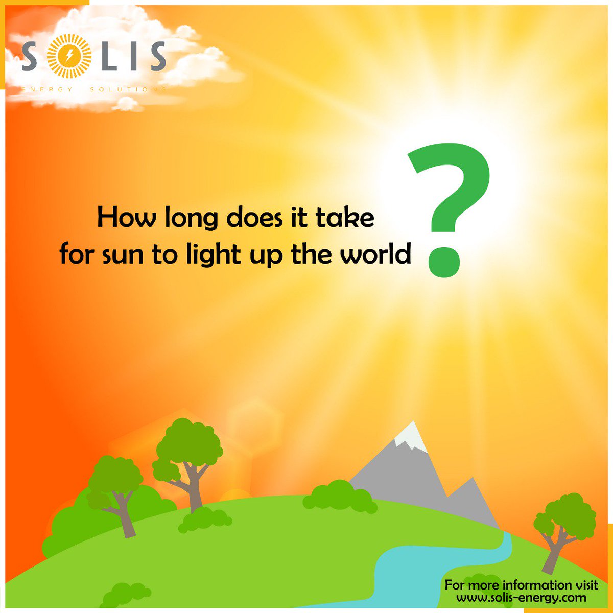 Take the 'Solis Solar Quiz' and show us how much you know about our planet and the almighty powers of nature #SolisEnergySolution #TransformingPower #SustainableEnergy #SunIsTheMajorSource