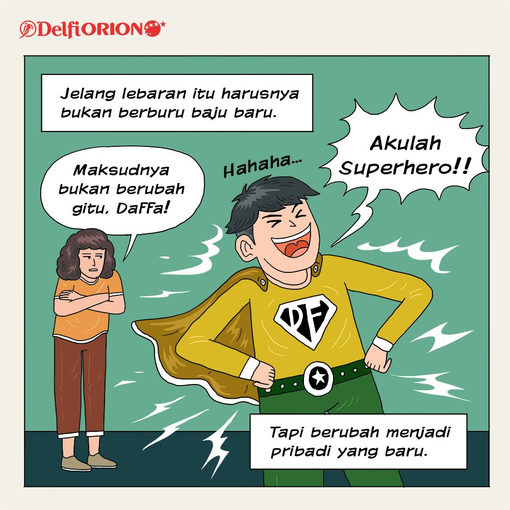 DelfiOrion's tweet photo. Udah beli baju baru buat lebaran bentar lagi? Beli baju apa guys?

Btw kalo kamu nggak beli baju baru, juga nggak apa-apa kok. Yang penting baju kamu rapi dan bersih saat hari raya.

#delfiorion #chocopie #delfiorionchocopie #comicstrip #comicart #comicstyle #mychocopiecomic https://t.co/IOrigxeDXa
