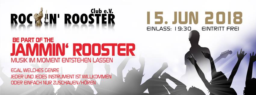 RockRooClub's tweet photo. 🎤 DIESEN FREITAG, 15. Juni im #RockinRoosterClub #Haan #Eintrittfrei!
#JamSession
 
 ➡️ https://t.co/iNWgVHMlAM https://t.co/6MtYCejcvQ