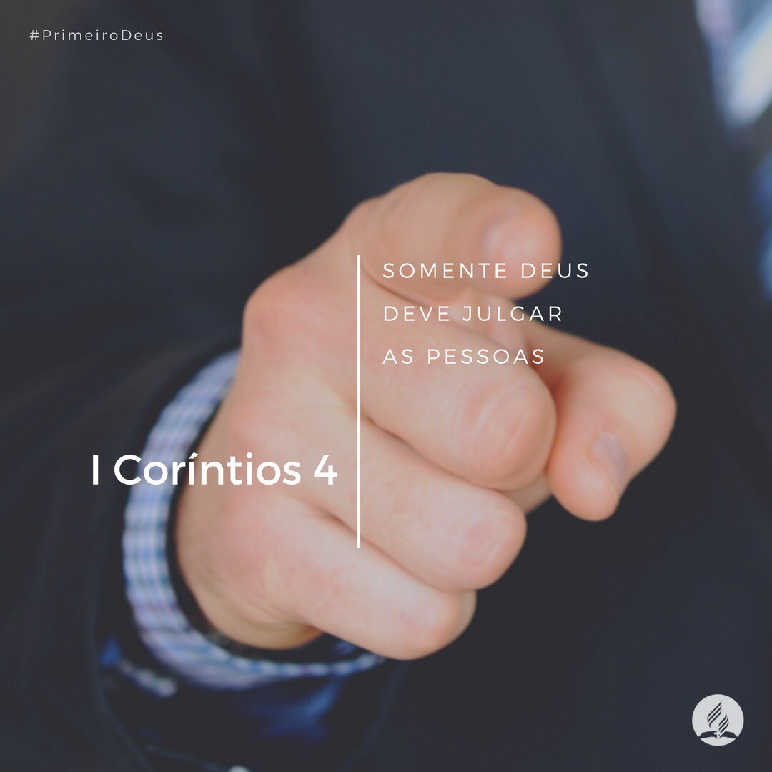 pierrybos's tweet photo. @dinaduquesa @prertonkohler #1Co4| Quem julga de forma precipitada normalmente chega a conclusões equivocadas. Que tal julgar menos, orar mais, e amar muito? Só assim vamos realmente reproduzir o caráter de Cristo. #rpSp #PrimeiroDeus #Discipulado https://t.co/WDXMFLBb21