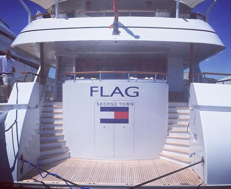 tommy hilfiger yacht