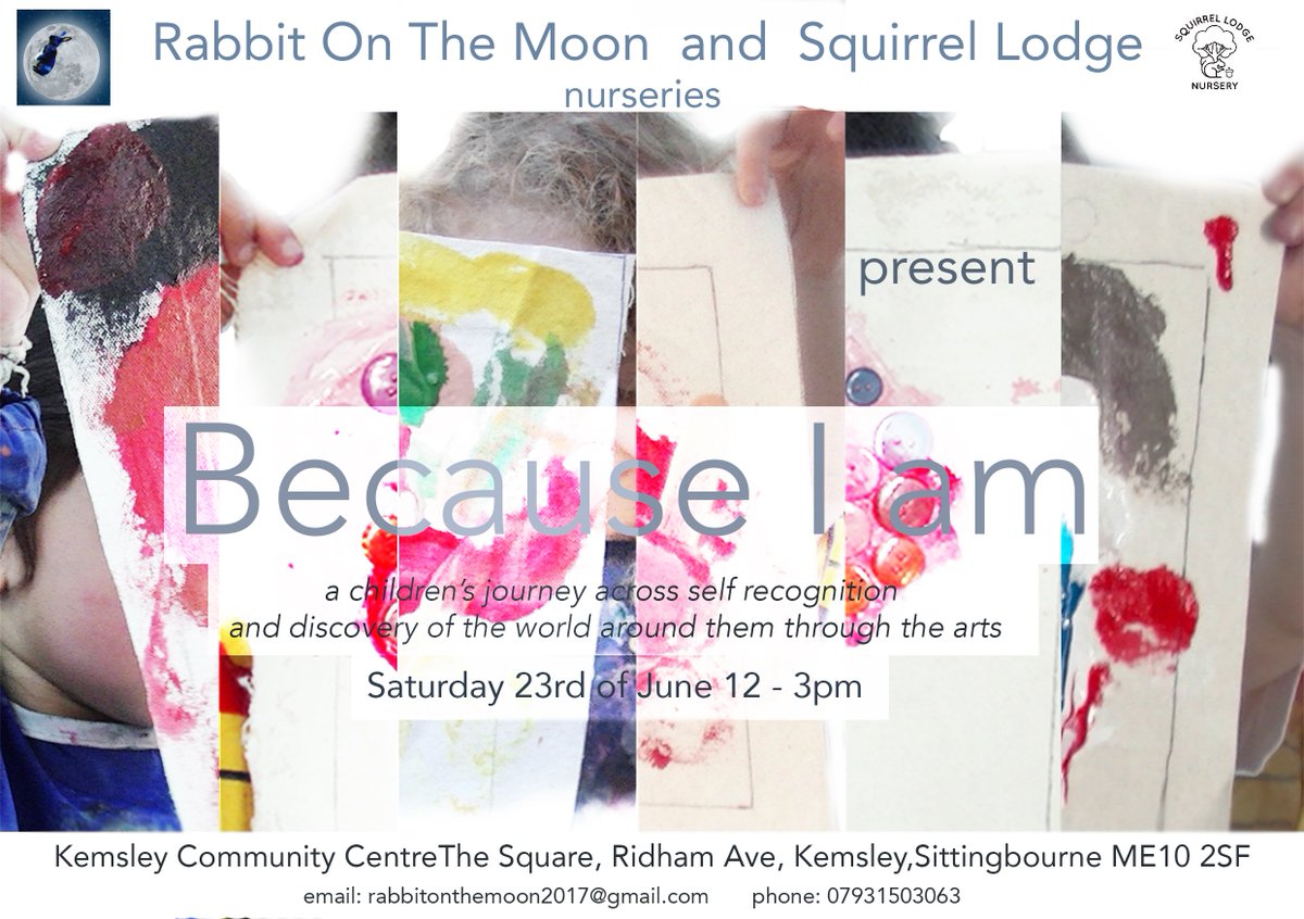 nadia_perrotta's tweet photo. My first year of artist residency at The Rabbit on The Moon Nursery. If you happen to be in Sittingbourne on Sat 23, come and celebrate with us the 100 languages of children... https://t.co/eGdT5HzGa1
