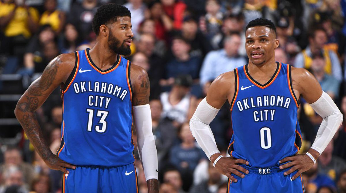 TheHoopCentral's tweet photo. I would honestly love to see LeBron end up in OKC. LeBron/Russ would be deadly, mixed with Paul George, they could easily compete with the Warriors. https://t.co/lKOIYTchPE