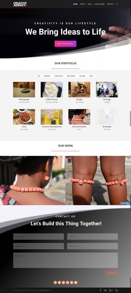 WebAlabo's tweet image. Get this Website Template for Creative and Digital Agencies. Suitable for branding companies. 
 buff.ly/2ya56nV 
#Branding #Webdesigner #Nigeria #Business #Digital #digitalmarketing #webdesign #DigitalAgency #Creative #startups #monday