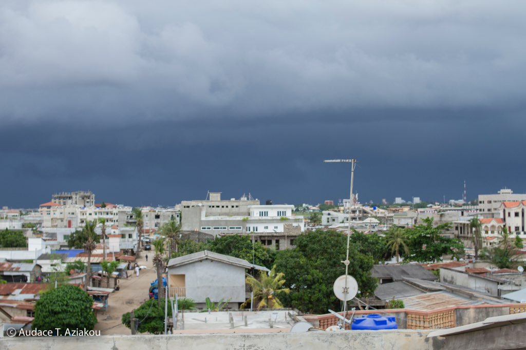 Le paysage avant la pluie.            ©Tognissè Audace Aziakou 2018
