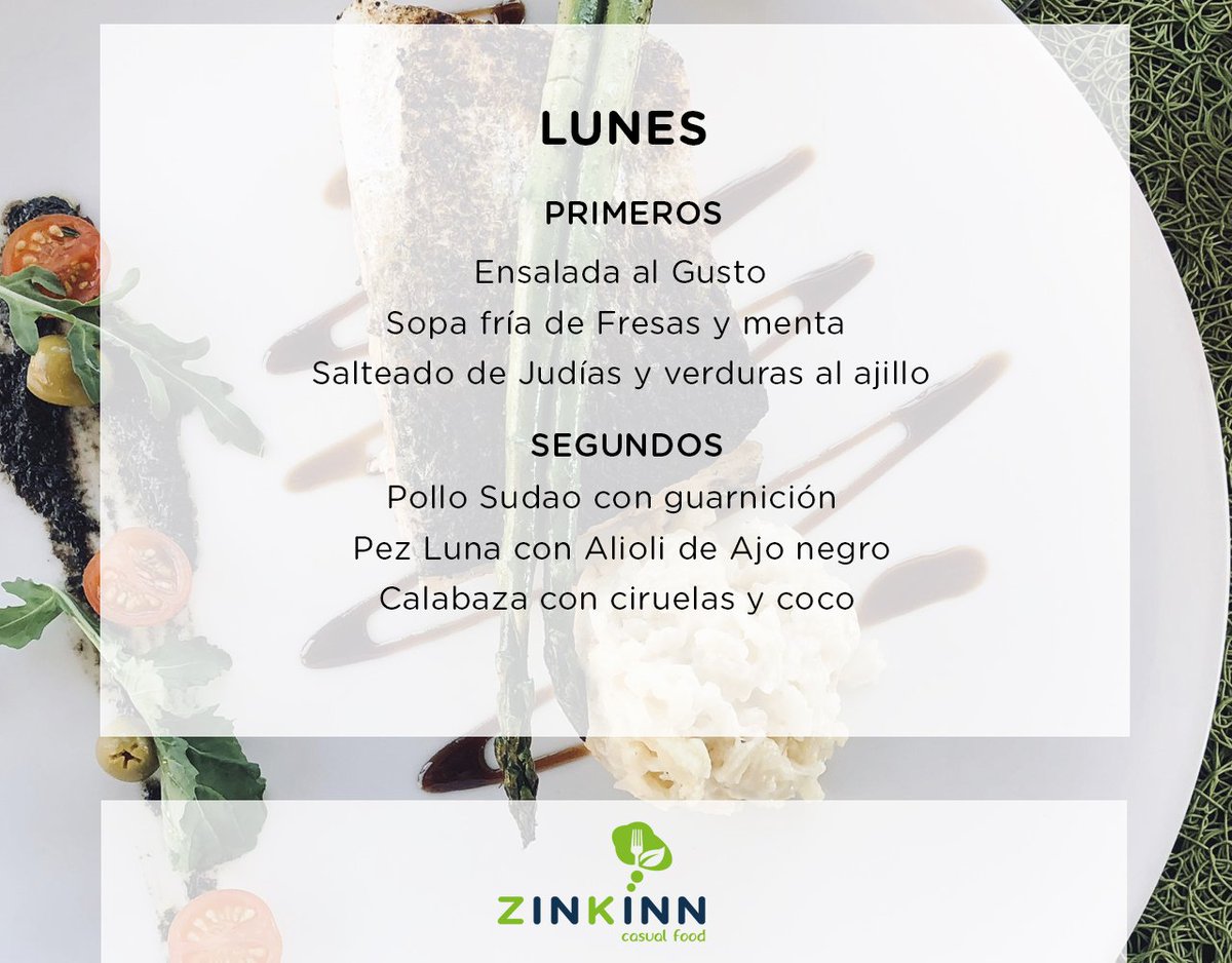ZinkinnFood's tweet photo. Comenzamos con la segunda semana de nuestro menú de verano 🏖️ Con novedades como hoy lunes; Sopa fría de fresas y menta 🍓
#cafeteria #rayoverde #thegreenray #ptamalaga #productomalaga #menudeldia #verano #menuverano #lunes #felizlunes #sopa #fresas #menta #fresasymenta https://t.co/vZRTQp4fOA