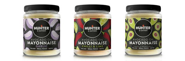 Europe's first 100% avocado oil mayo by <a href="/HunterGatherUK/">Hunter & Gather ®</a> is made with just 4 ingredients and is now available in Garlic and Chilli &amp; Lime! Wholesale via hotcakes.ltd