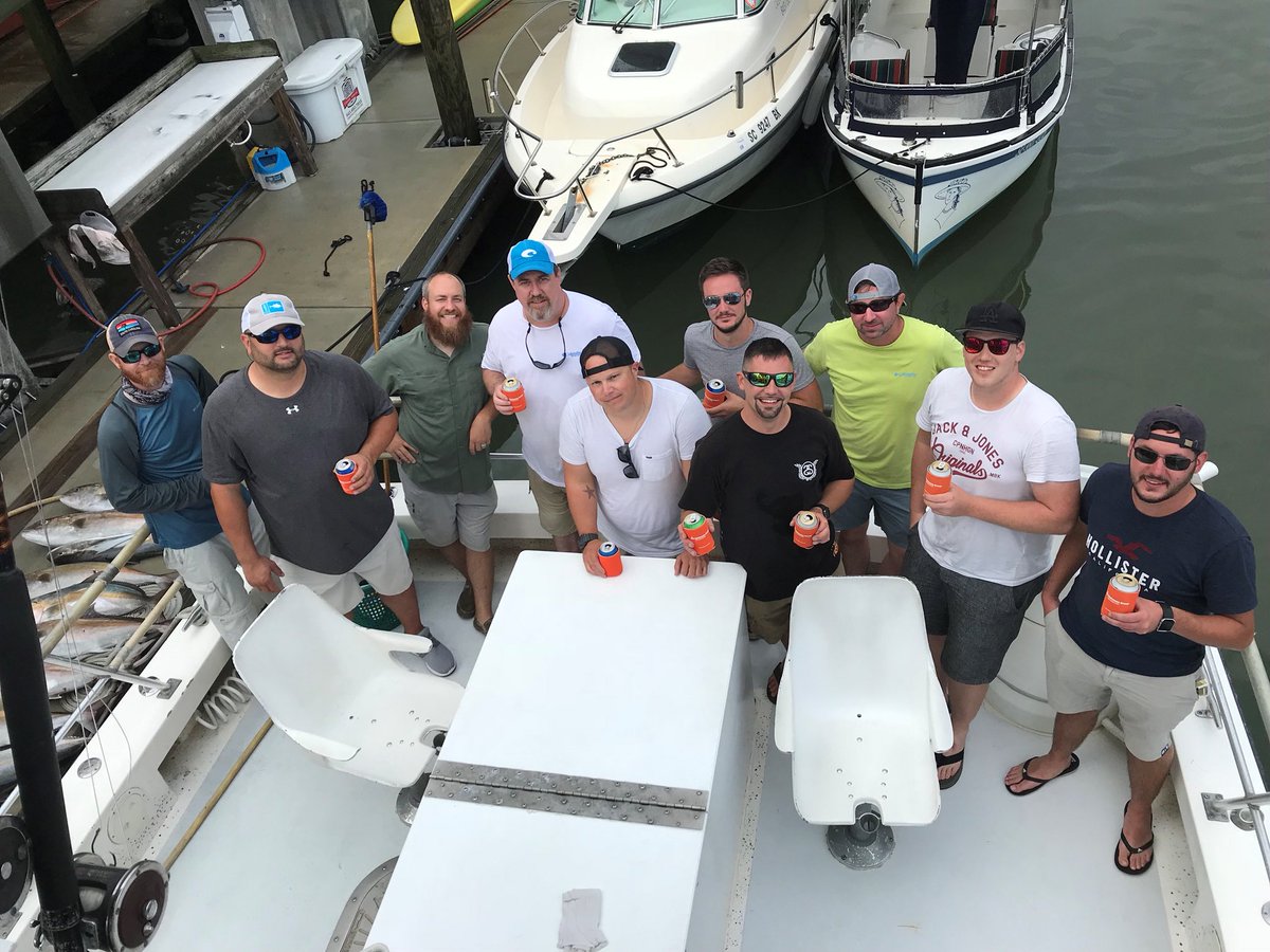 HoffmannGroupUS's tweet photo. What a great weekend deep sea fishing with our customers from South Carolina. Amber Jack was the popular catch with enough for dinner and for customers to take home. #TeamHUS #HoffmannBetter https://t.co/fM6S84pLtG