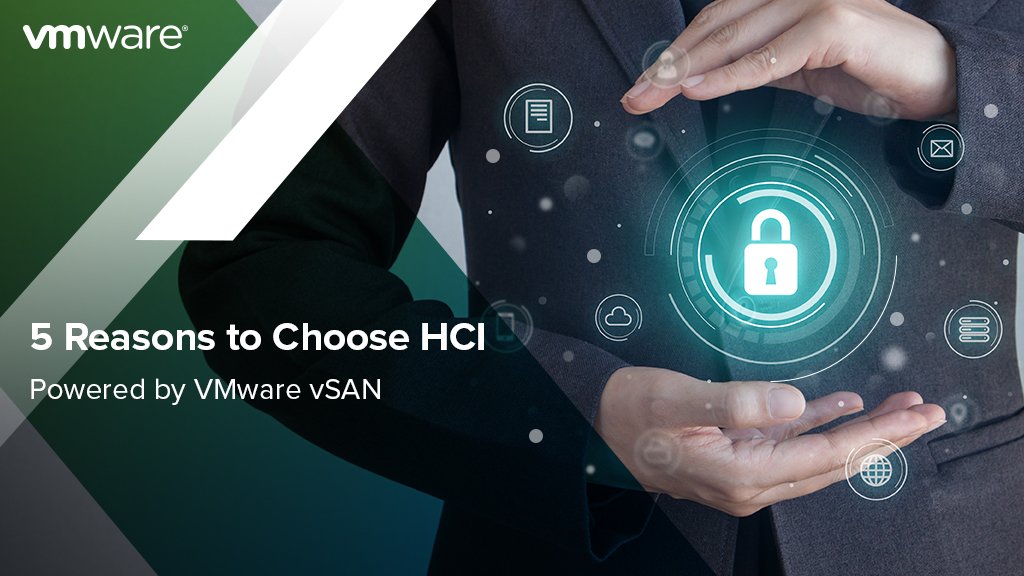 VMware's tweet photo. Discover how VMware makes Hyper-Converged Infrastructure simple and effective from this tech brief: https://t.co/P8J8JxoVam #HCI https://t.co/PE8qUfM0xk