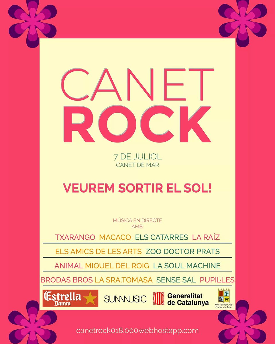 018Canet's tweet photo. Aquí teniu el cartell definitiu d'aquesta edició! https://t.co/lixlC200Oo