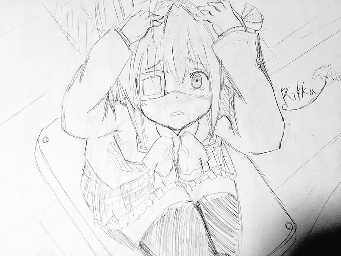 梅雨=傘=六花ちゃん
だから描いてみたい!
との気持ちで描いた絵がこちら
色塗ってないから分かりづらいけど
六花ちゃんですーー(*'∇`*)
#RTして六花ちゃんを祝おう 
#中二恋好きな人RT 
#いいねした人全員フォロー 
#RTした人全員フォロする 
#絵描きさんとつなか繋がりたい 
