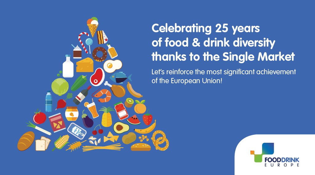 FoodDrinkEU's tweet photo. The #SingleMarket has a big impact on the food we eat in Europe. It drives quality &amp; lowers prices, but it also allows us to have a wealth of diverse foods from all over the continent &amp; enables choice for #EuropeanConsumers. What’s your favourite #EU food? https://t.co/Izlx7SNtC4 https://t.co/6LRdRJuyI4