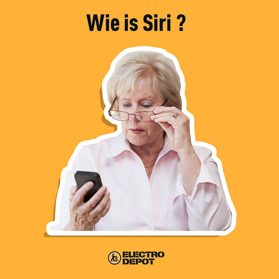 Als je grootmoeder een smartphone koopt 😅
#monday #electrodepot