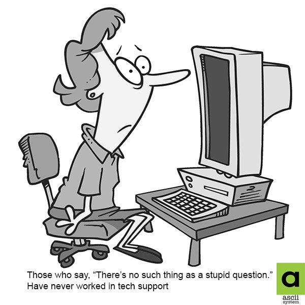 asciisystem's tweet image. #TechJokes
#Tech_support