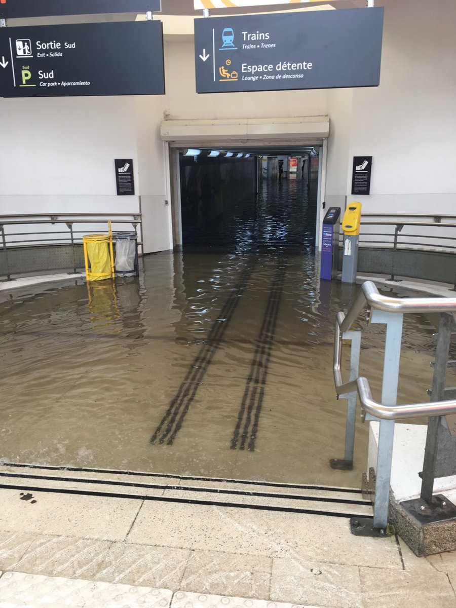 dadavidov's tweet image. Si vous passez par la gare de SPDC, prévoyez plus que des bottes..  #Tours