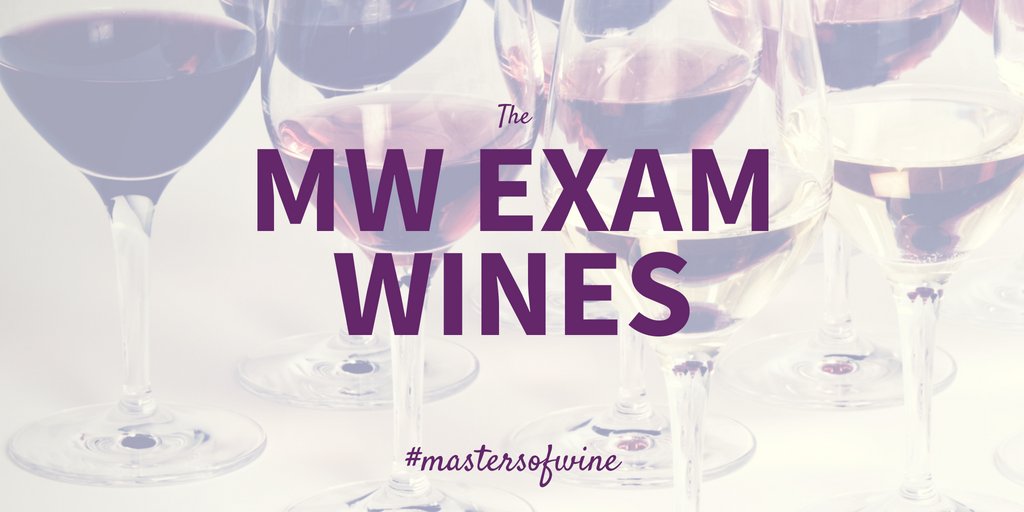 mastersofwine's tweet photo. MW exam wines revealed! See the wines and all the questions from the 2018 MW exam here: https://t.co/i7tSrsiFLS #mastersofwine #mwexam https://t.co/zXZ3LuBh5g