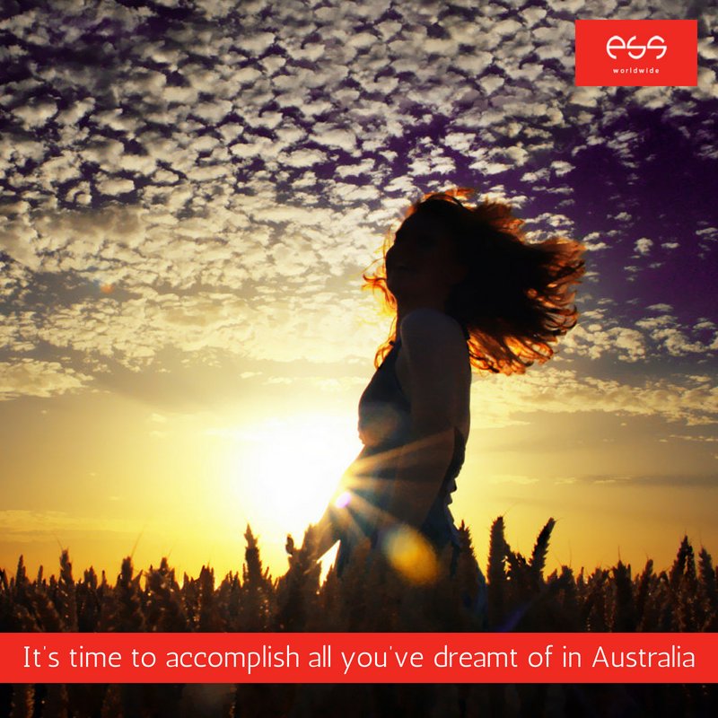 The right time is now or never. Make the most of it.
ESS Worldwide can help you and your partner migrate to Australia to help you achieve all that you deserve. Connect with us at essworldwide.com.au

#immigration #migration #consultant #Australia