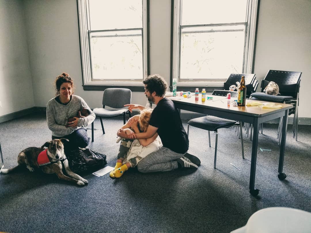 GreekEmBetts1's tweet photo. Emily on the rehearsals of her new theatrical play, #Reborning. #EmBetts. https://t.co/83MiVkua72