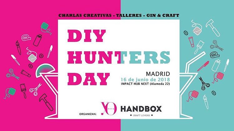 HPEspana's tweet photo. ¡SORTEAMOS 2 ENTRADAS🎟!! 😍 No te pierdas el #DIYHuntersDay, con ponencias, talleres y Gin&Craft 💃🏻 Para participar:
- Síguenos a @HPEspana y @DiyHuntersDay
- Deja un comentario sobre tu idea de DIY usando la impresión 🖨
- ¡Etiqueta a tu acompañante e invítale a participar! https://t.co/NhB1ucowaT