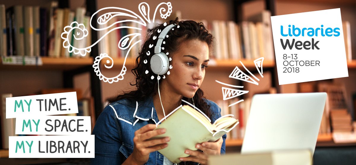 CILIPinfo's tweet photo. Let's get planning for Libraries Week 2018! Sign up as a library or supporter https://t.co/USJp98F19N With a wellbeing theme #LibrariesWeek takes place 8 - 13 October. https://t.co/rY9w1oIogi