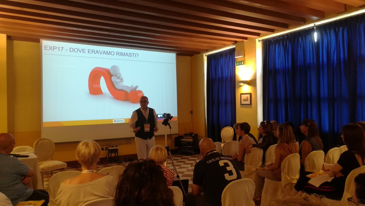 Dove eravamo rimasti con #exp17? Per avanzare con la nostra azienda, abbandoniamo per sempre il mantra "abbiamo sempre fatto così". #exp18
