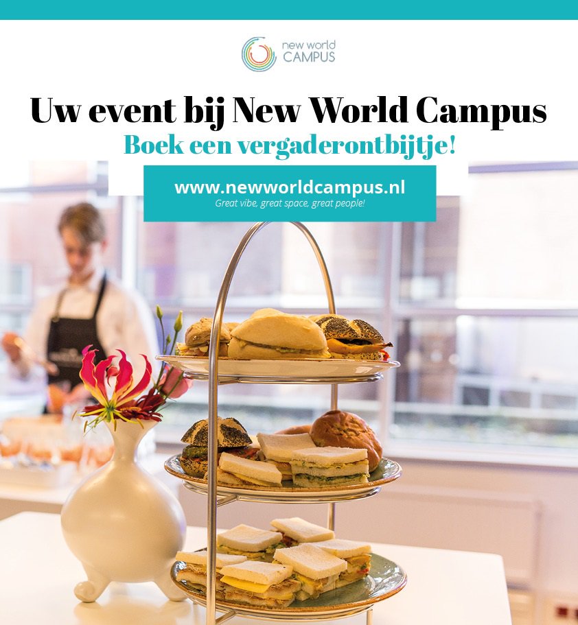 Goedemorgen! Goed van start? Dan eerst ontbijten! #goodmorning #mondaymornings #goedidee #newworldcampus #ontbijt #vergaderen #vergaderlocatie #denhaag
