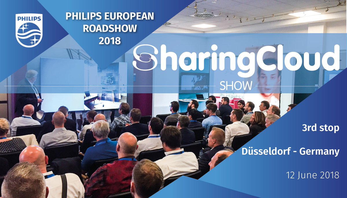 sharingcloud's tweet photo. 3rd stop tomorrow of the Philips European Roadshow : Düsseldorf!
#philips #philipseuropeanroadshow #sharingcloud #digitalworkplace #digitalworkspace #digitalsignage #instantsuite #dusseldorf #innovation #makemescreen https://t.co/z3V0wWZg8c