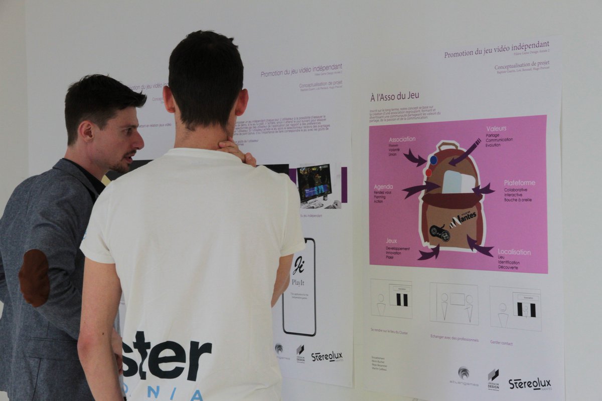 StereoluxLab's tweet photo. #CycleJV #Conférence de conclusion /En parallèle de l'intervention de Stéphane Natkin (@Cap_Digital, @Cnam_Enjmin, @cedric_lab), les étudiants “Game Design” @lecolededesign présenteront leurs projets pr la promotion du #jeuvidéo indé > 20/06 ac @atlangames
https://t.co/7kSQWSTjvp https://t.co/wa0ikpKPbE