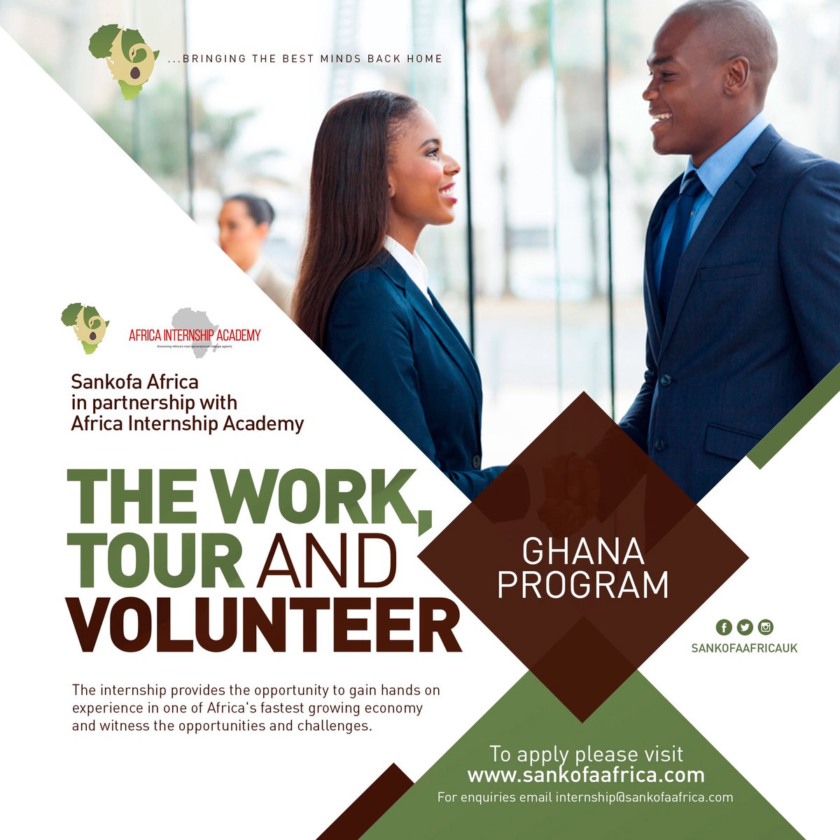 SankofaAfricaUK's tweet photo. Are you visiting Ghana this summer? Will you like the opportunity to #intern #tour and #volunteer? Register for our internship program! #workingh #summerholidays #volunteeringh https://t.co/OI9C6zcAAK