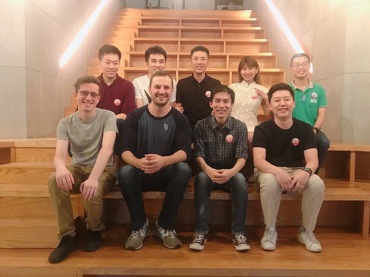 TezosChina's tweet photo. @TezosChina meetup was hosted successfully yesterday in Shanghai. Thanks Raphael from Tezos development team, Corey from @TezosCommons and Celeb from #Tezos Singapore for sharing valuable and inspiring knowledge to Chinese Tezos enthusiasts. Thanks @Tezos_Korea for supporting us. https://t.co/DFcZggfqfL