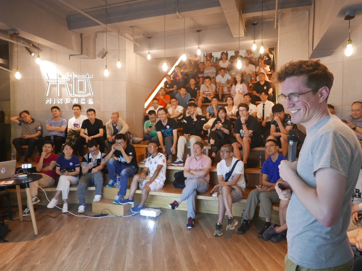 TezosChina's tweet photo. @TezosChina meetup was hosted successfully yesterday in Shanghai. Thanks Raphael from Tezos development team, Corey from @TezosCommons and Celeb from #Tezos Singapore for sharing valuable and inspiring knowledge to Chinese Tezos enthusiasts. Thanks @Tezos_Korea for supporting us. https://t.co/DFcZggfqfL