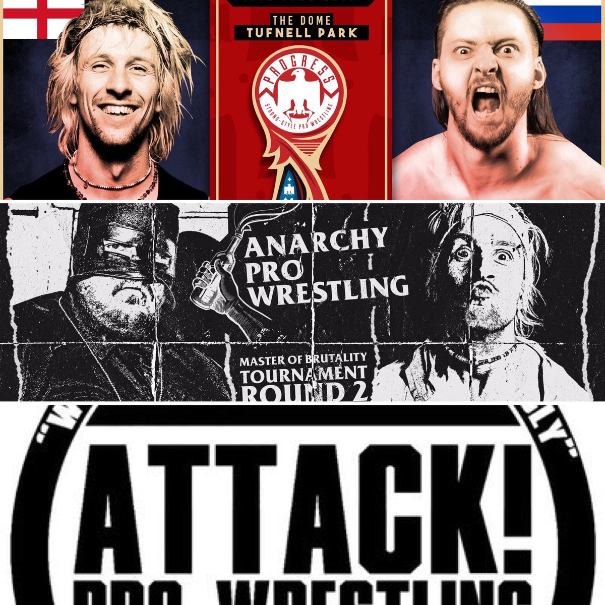 ChuckMambo's tweet photo. WEDNESDAY #ProgressWorldCup @ThisIs_Progress
THURSDAY @WeAreAnarchyPro #masterofbrutality
FRIDAY #PressStart @ATTACKWrestling https://t.co/z3AJbJwLxm