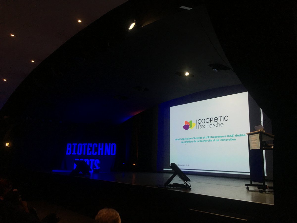 scopCoopetic's tweet photo. #flashpresentation de #CoopeticRecherche au forum @BIOTechnoParis ! https://t.co/10F0RTGtlz